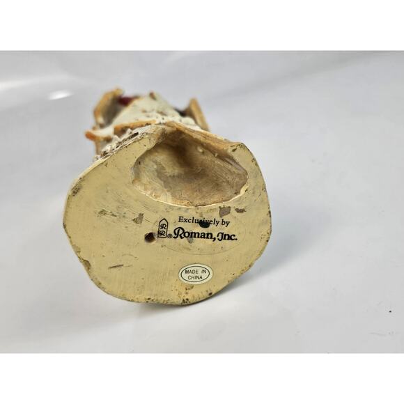 Nativity Figurine Carved Tree Bark Design 10" Christmas Nativity - Picture 6 of 8